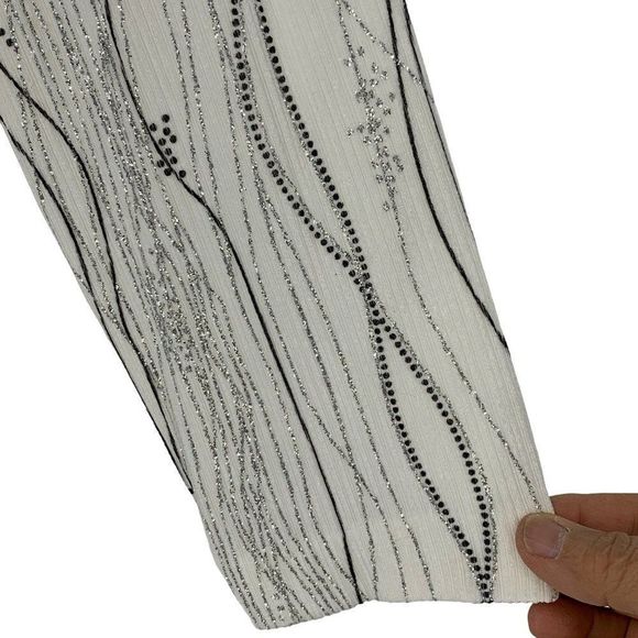 Allex Evenings Blazer Jacket Cover Size 12 Metalic Wedding Special Event 3669 - Picture 5 of 7